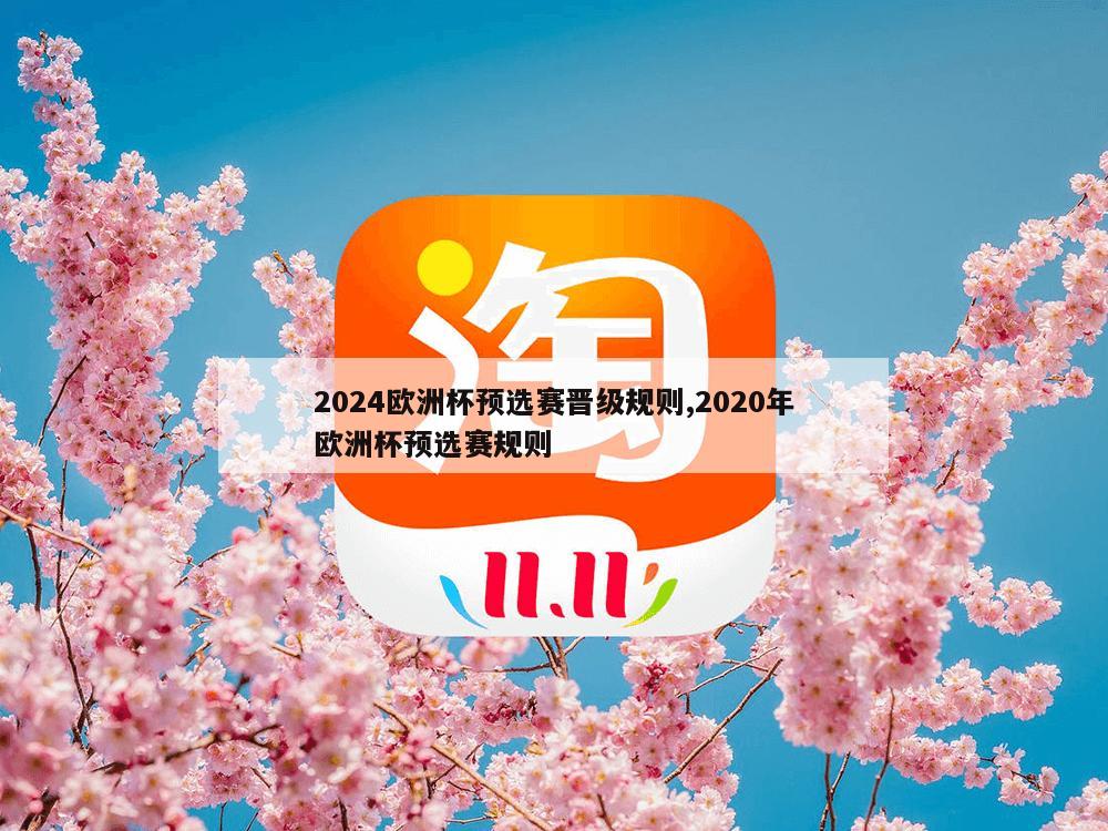 2024欧洲杯预选赛晋级规则,2020年欧洲杯预选赛规则